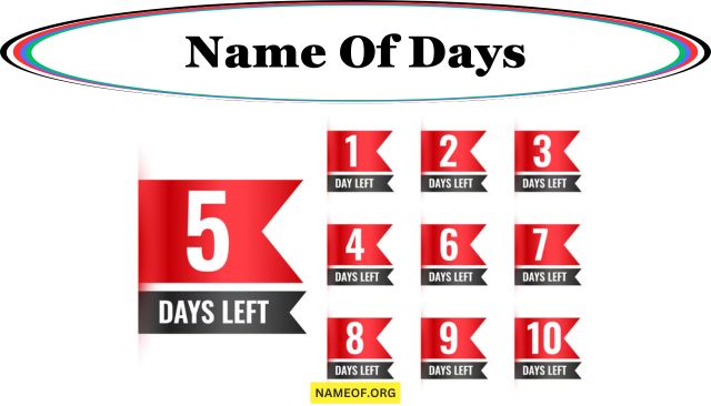 Name of Days: A Comprehensive Guide Image
