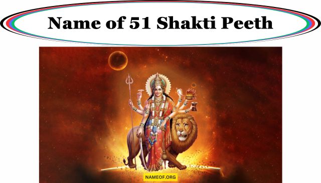 Name of 51 Shakti Peeth: A Comprehensive Guide Image