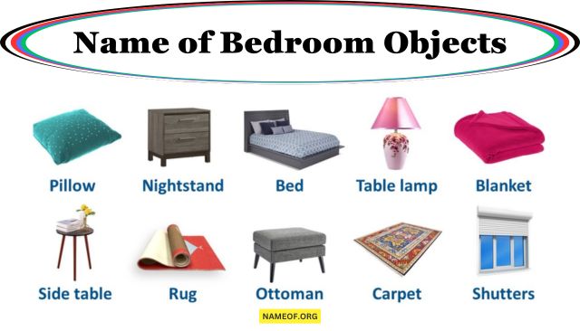 Name of Bedroom Objects: A Comprehensive Guide Image