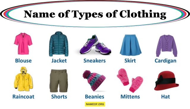 Name of Types of Clothing: A Comprehensive Guide Image